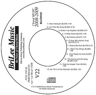 BriLee Vocal CD #22 - hacer clic aqu