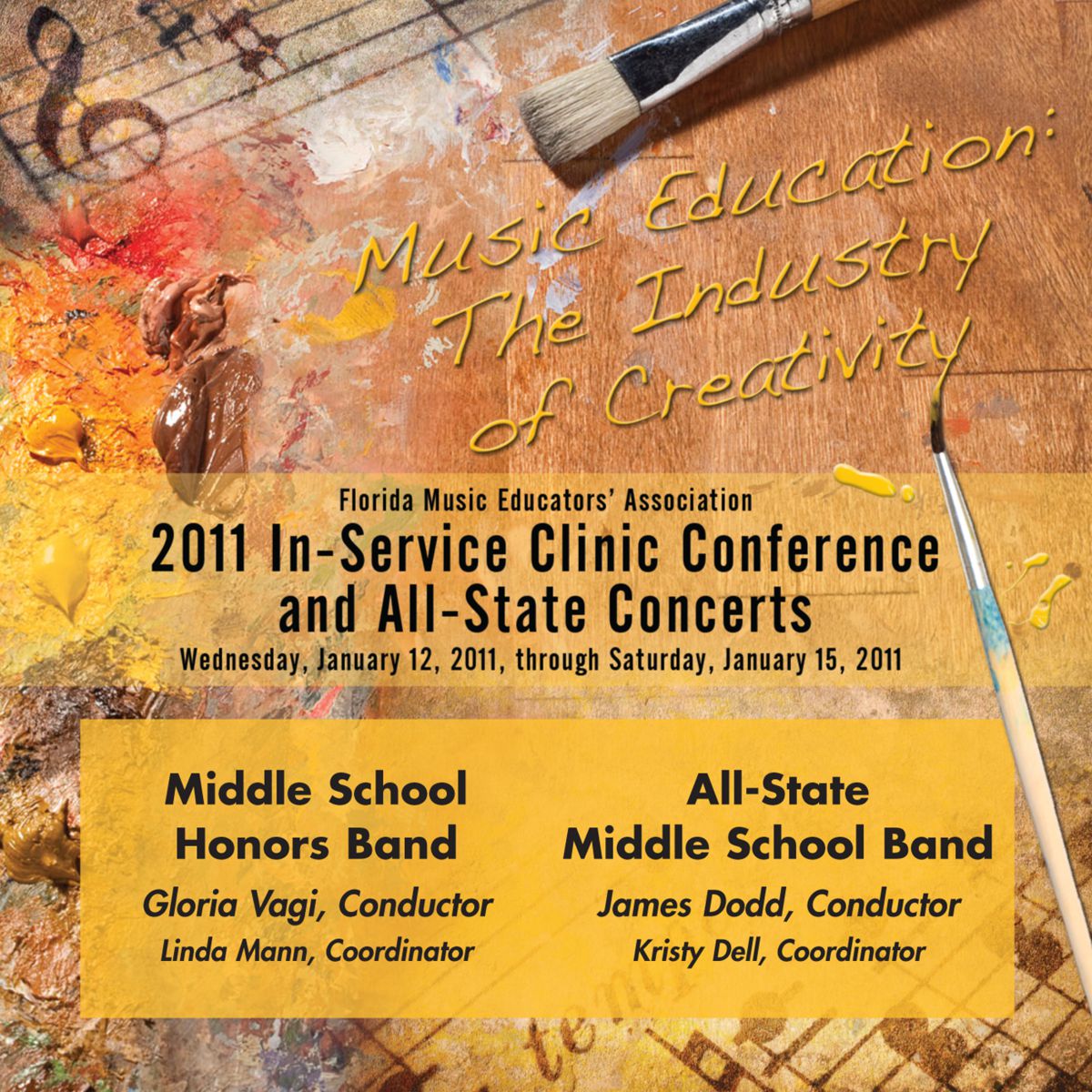 2011 Florida Music Educators Association: Middle School Honors Band and All-State Middle School Band - hacer clic aqu