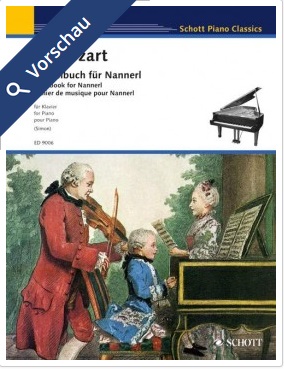 Notenbuch f�r Nannerl - hacer clic aqu�