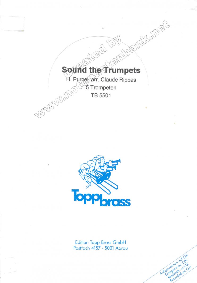 Sound the Trumpets - hacer clic aquí Sound the Trumpets - hacer clic aquí