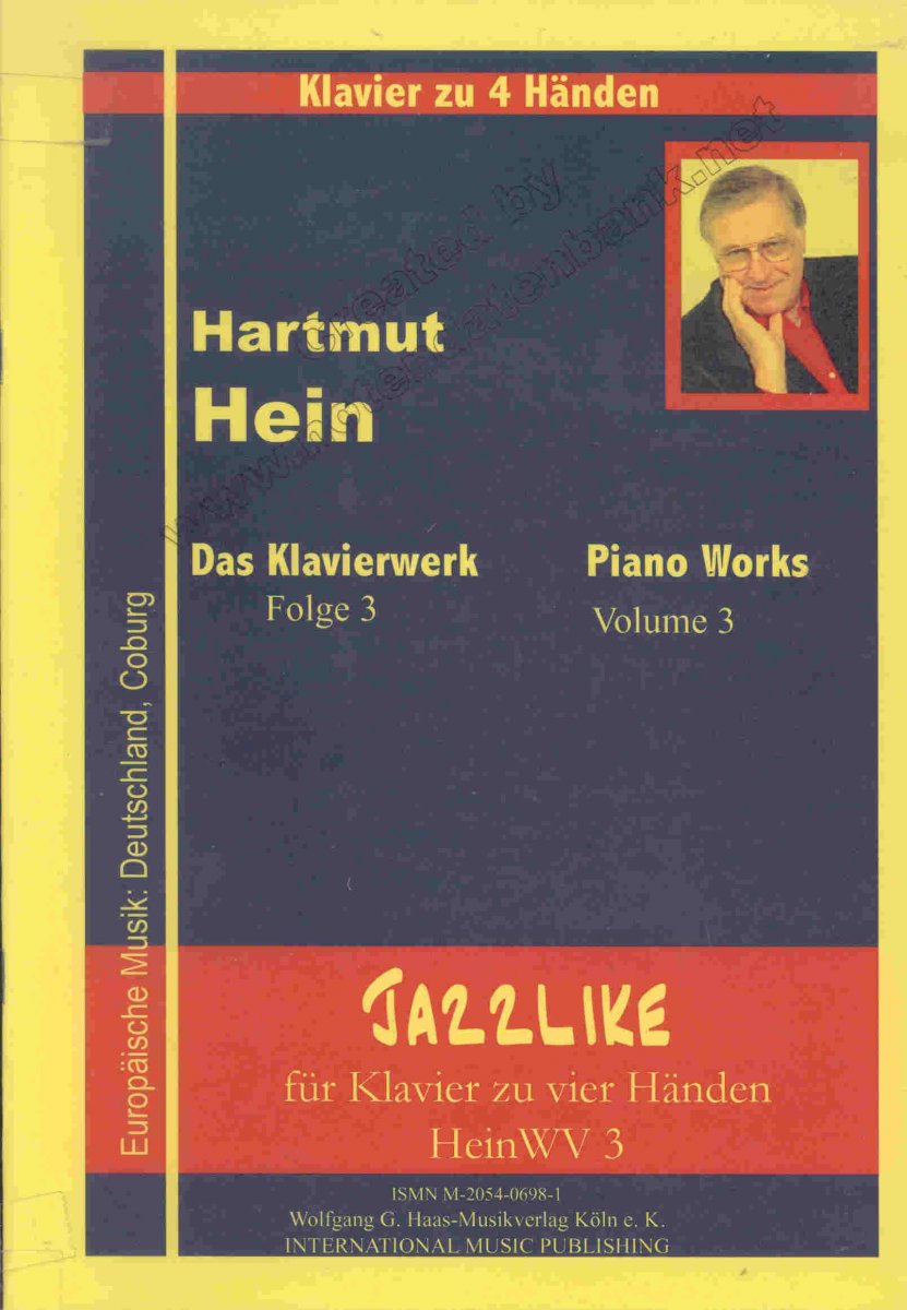 Klavierwerk #3: Jazzlike für Klavier zu 4 Händen - hacer clic aquí Klavierwerk #3: Jazzlike für Klavier zu 4 Händen - hacer clic aquí