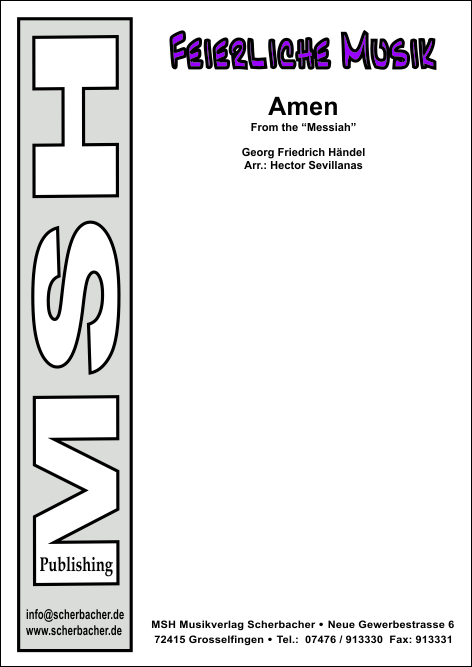 Amen (aus 'Messiah') - hacer clic aquí Amen (aus 'Messiah') - hacer clic aquí