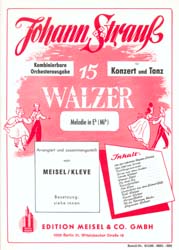 15 Walzer von Johann Strauss, Es-Instr - hacer clic aqu