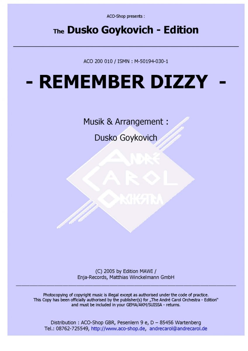 Remember Dizzy - hacer clic aqu�