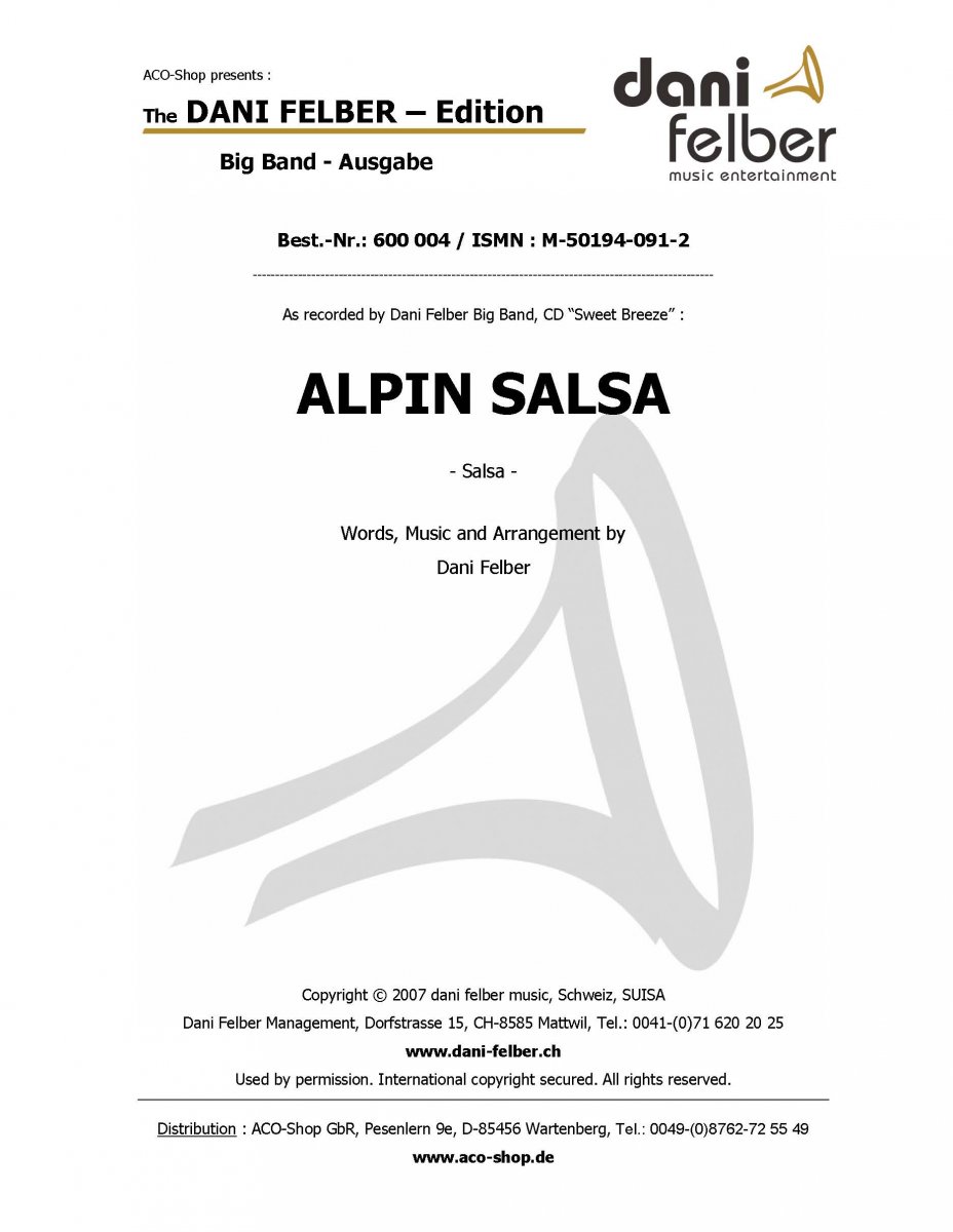 Alpin Salsa - hacer clic aquí Alpin Salsa - hacer clic aquí