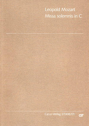 Missa solemnis in C - hacer clic aquí Missa solemnis in C - hacer clic aquí