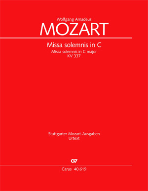 Missa solemnis in C - hacer clic aquí Missa solemnis in C - hacer clic aquí
