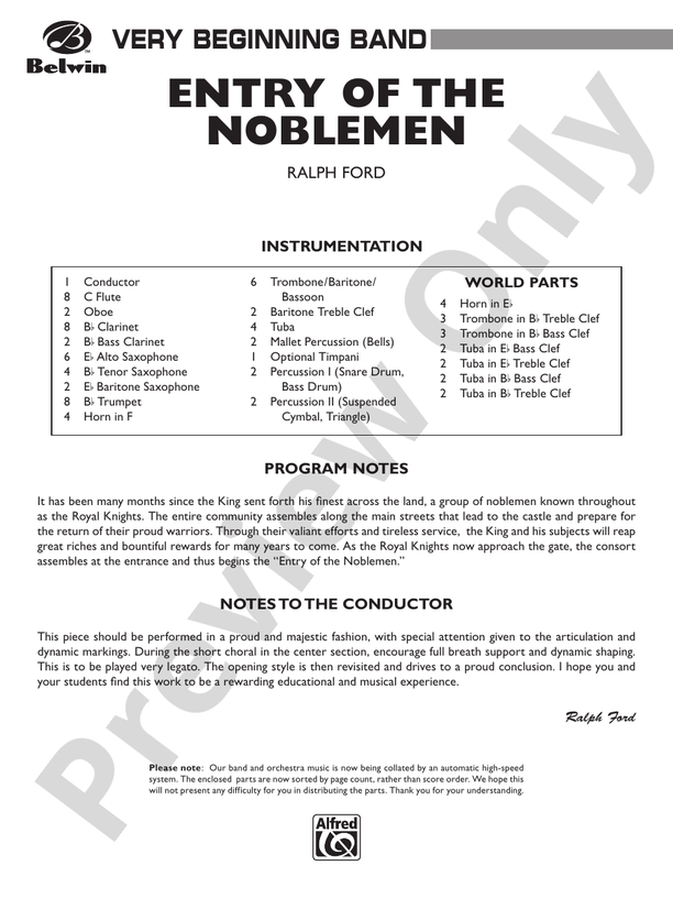 Entry of the Noblemen - hacer clic aqu�
