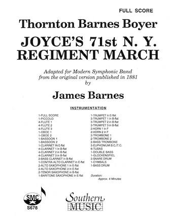 Joyce's 71st N.Y. Regiment March - hacer clic aqu�