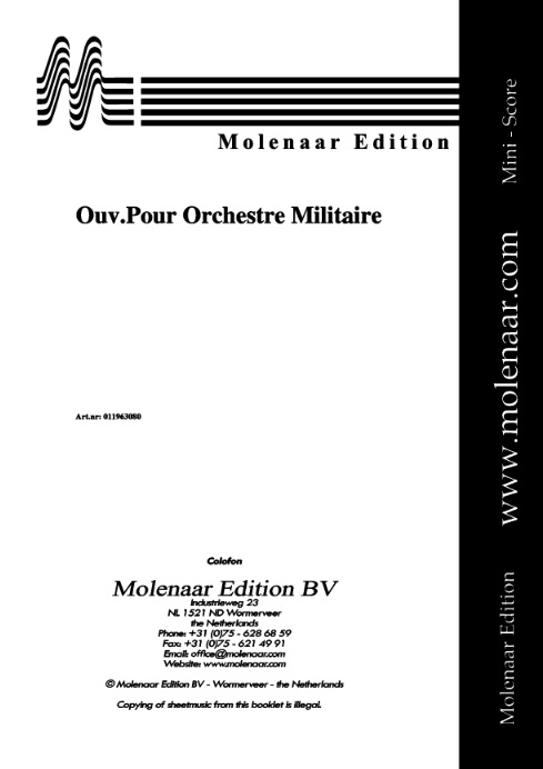 Ouverture pour Orchestre Militaire - hacer clic aqu