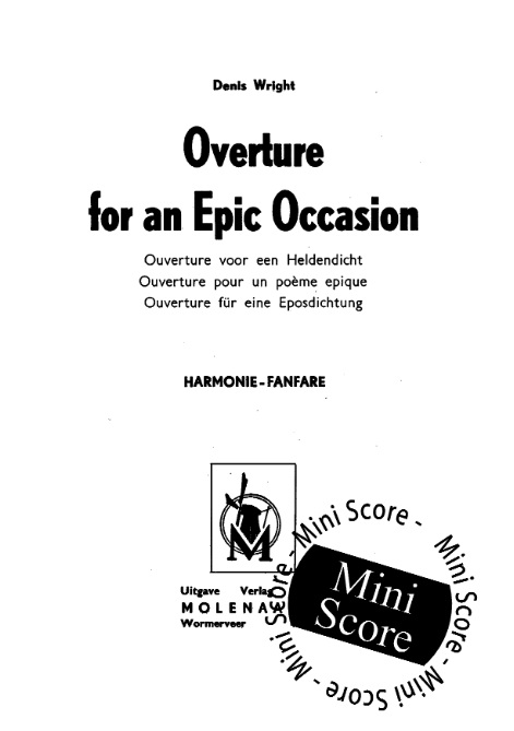 Overture for an Epic Occasion - hacer clic aqu