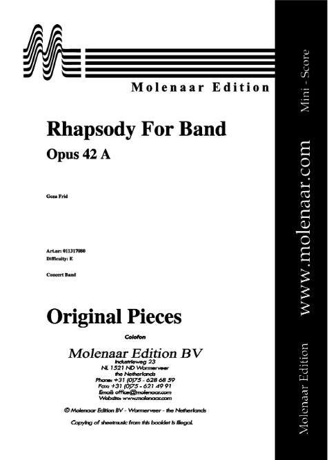 Rhapsody for Band - hacer clic aqu