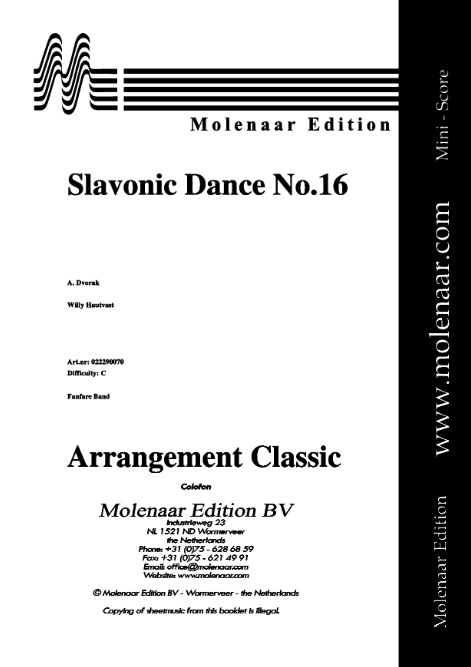 Slavonic Dance #16 - hacer clic aqu