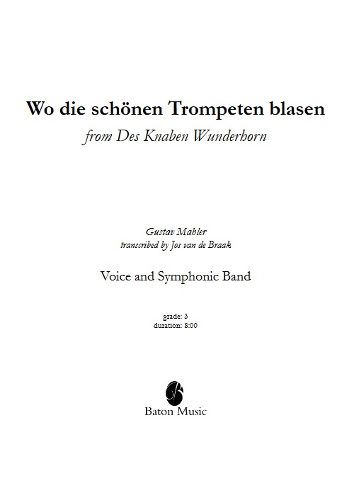 Wo die schnen Trompeten blasen (from 'Des Knaben Wunderhorn') - hacer clic aqu