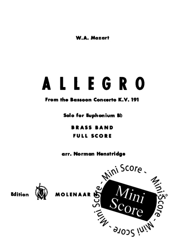 Allegro / Bassoon Concerto - hacer clic aqu