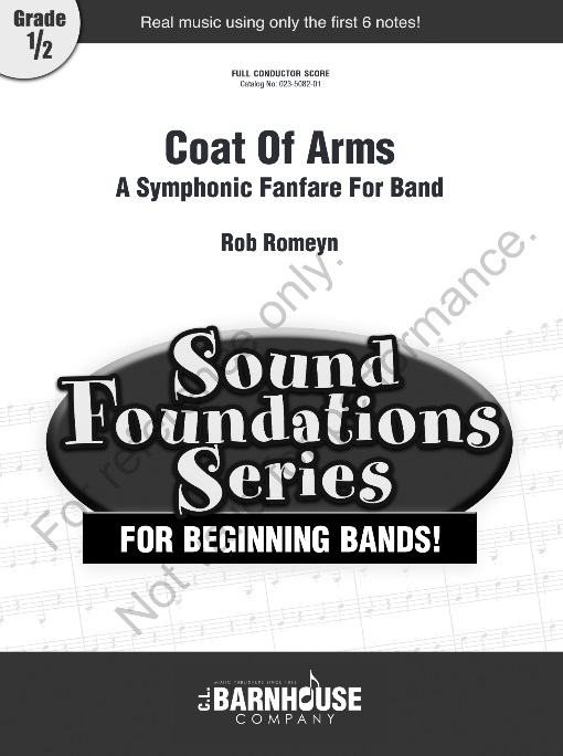 Coat Of Arms (A Symphonic Fanfare for Band) - hacer clic aqu