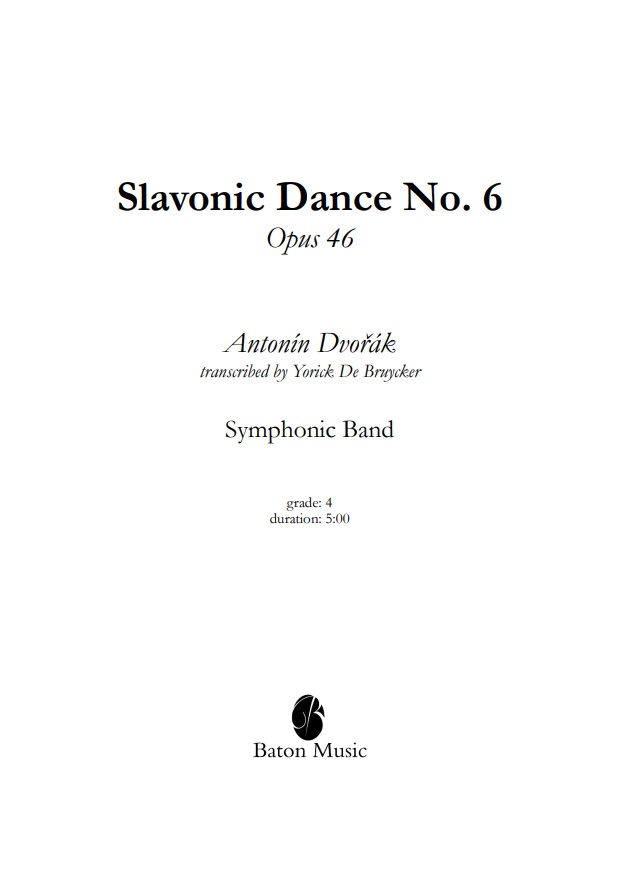 Slavonic Dance #6 - hacer clic aqu