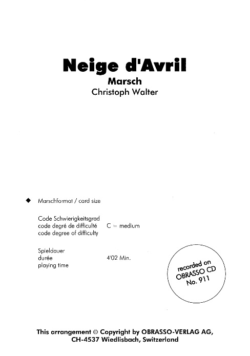 Neige d'Avril - hacer clic aqu