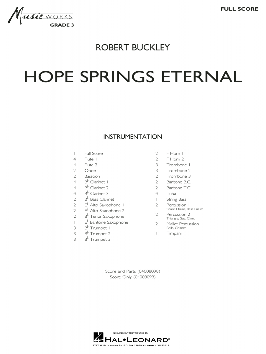 Hope Springs Eternal - hacer clic aqu