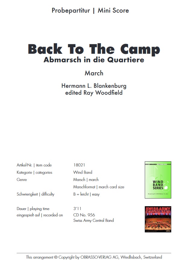 Back to the Camp (Abmarsch in die Quartiere) - hacer clic aqu