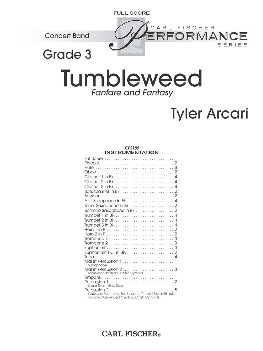 Tumbleweed (Fanfare and Fantasy) - hacer clic aqu