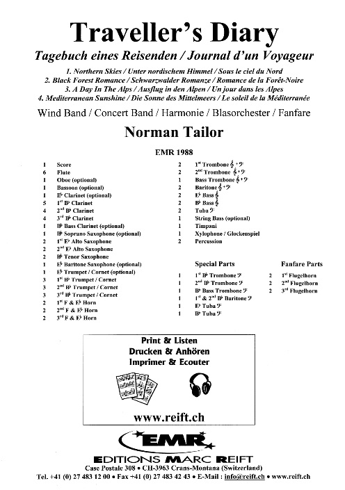 Traveller's Diary (Tagebuch eines Reisenden / Journal d'un voyageur) - hacer clic aqu�