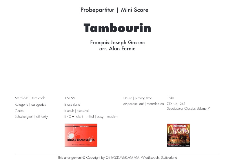 Tambourin - hacer clic aqu