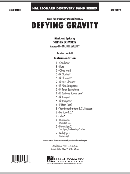 Defying Gravity (from 'Wicked') - hacer clic aqu