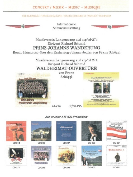 Prinz Johanns Wanderung - hacer clic aqu�
