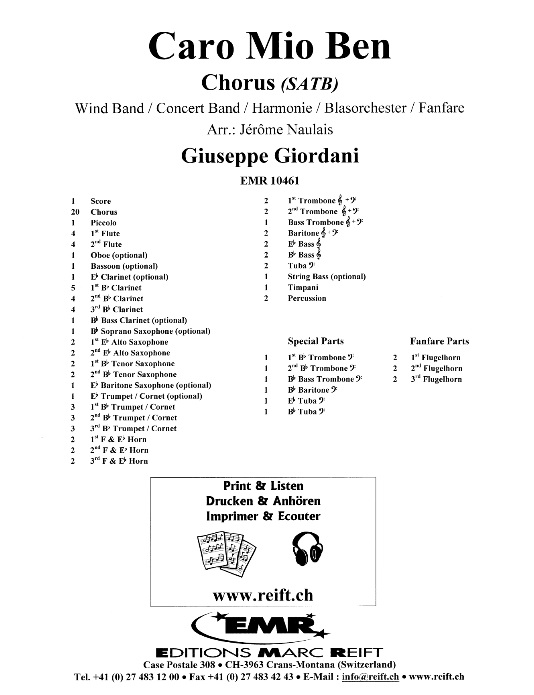 Caro Mio Ben - hacer clic aqu�