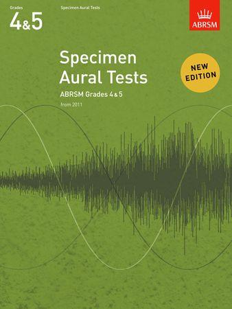 Specimen Aural Tests, Grades 4 and 5: new edition from 2011 - hacer clic aqu�
