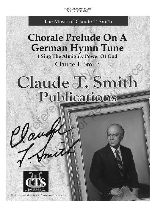 Chorale Prelude on a German Hymn Tune (I Sing The Almighty Power Of God) - hacer clic aqu