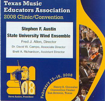 2008 Texas Music Educators Association: Stephen F. Austin State University Wind Ensemble - hacer clic aqu