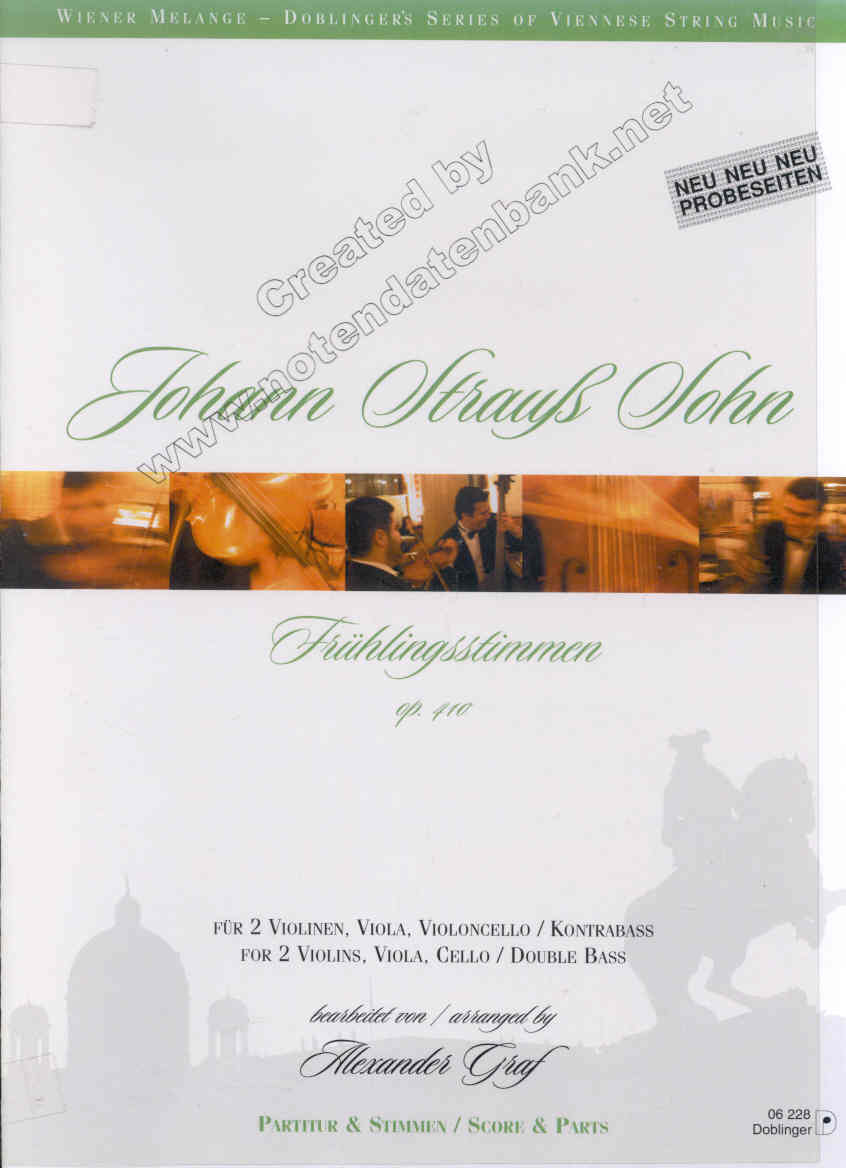 Frühlingsstimmen - hacer clic aquí Frühlingsstimmen - hacer clic aquí