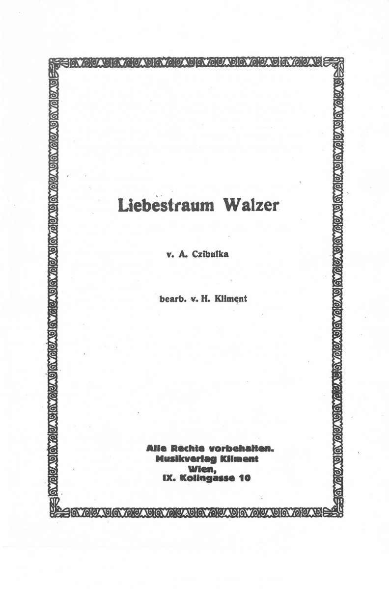 Liebestraum Walzer - hacer clic aquí Liebestraum Walzer - hacer clic aquí