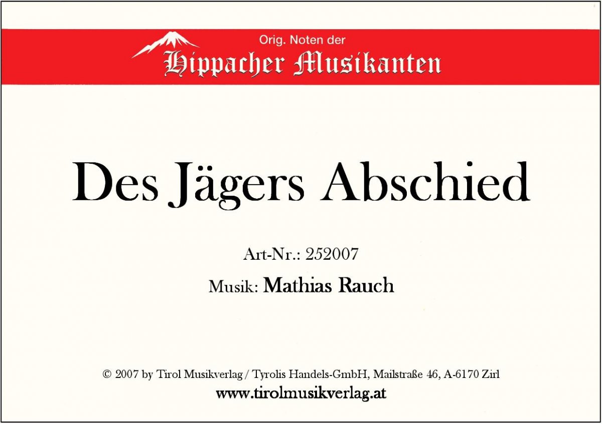 Des Jäger's Abschied - hacer clic aquí Des Jäger's Abschied - hacer clic aquí