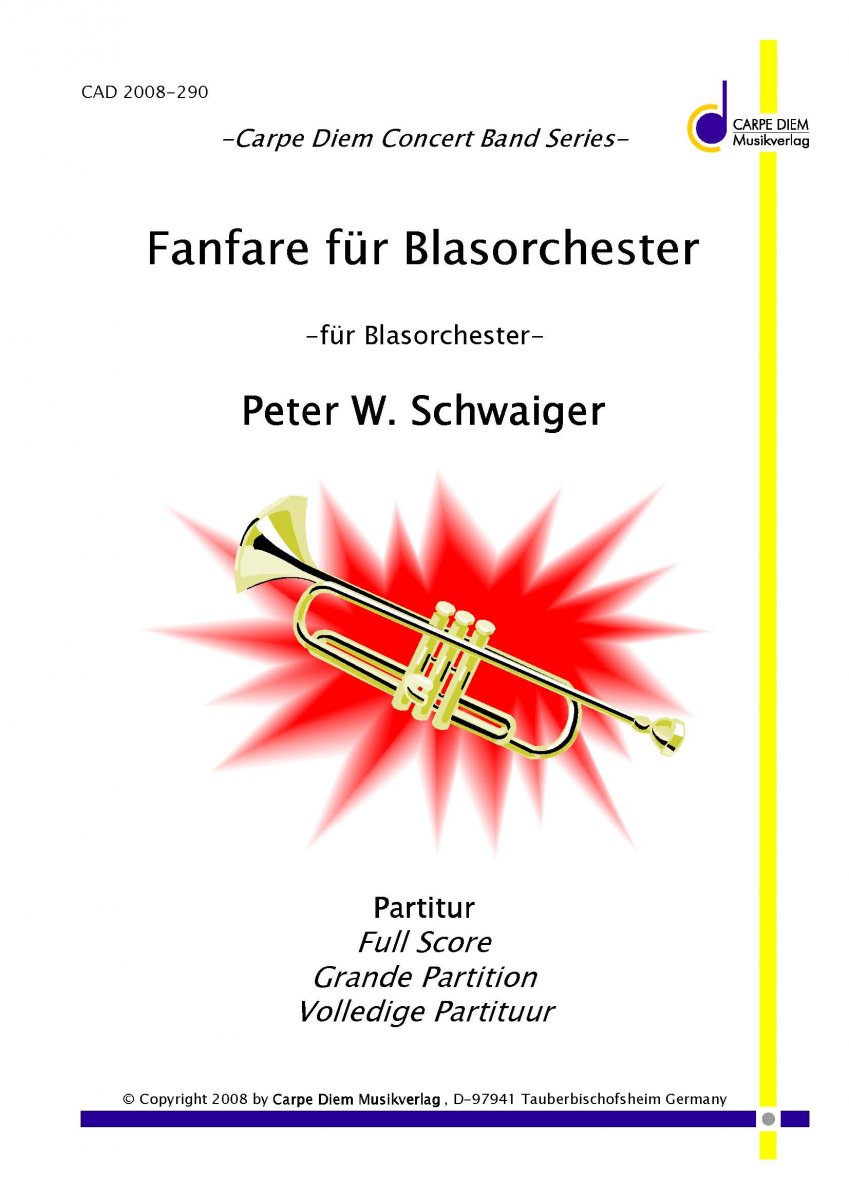Fanfare fr Blasorchester - hacer clic aqu