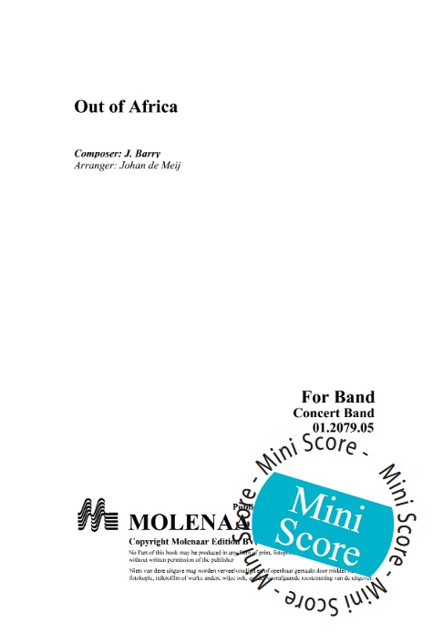 Out of Africa (Maintheme from the Movie) - hacer clic aqu