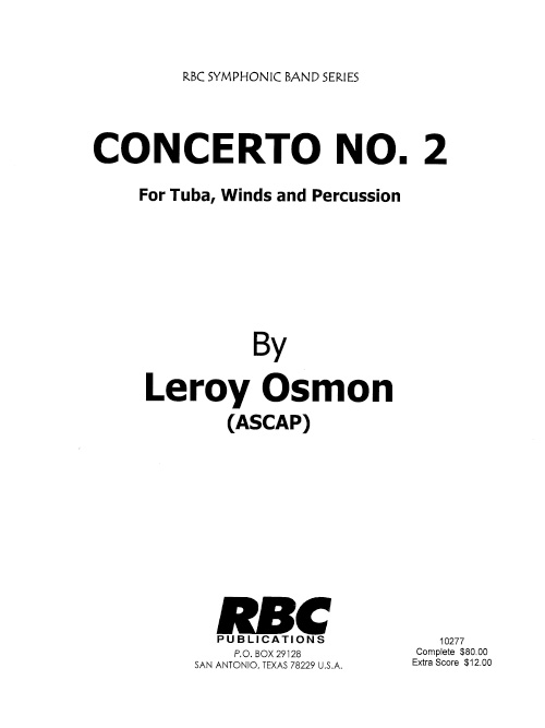 Concerto #2 for Tuba, Winds and Percussion - hacer clic aqu