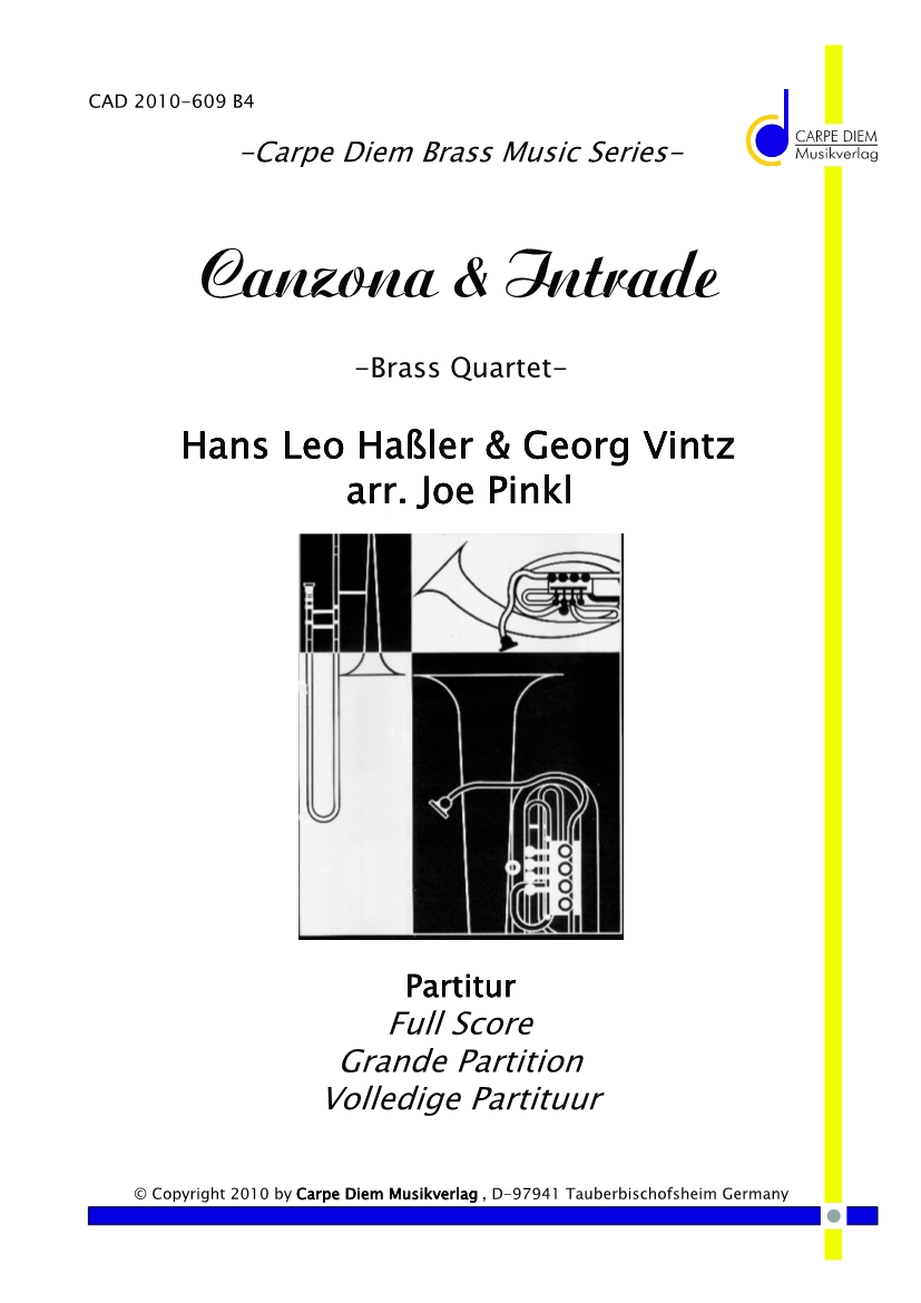 Canzona / Intrade - hacer clic aquí Canzona / Intrade - hacer clic aquí