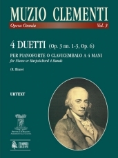 4 Duets (Op. 3 Nos. 1-3, Op. 6) for Piano (Harpsichord) 4 Hands - hacer clic aqu�