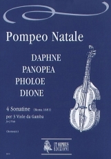 Daphne, Panopea, Pholoe, Dione. 4 Sonatinas  for 3 Viols - hacer clic aqu�
