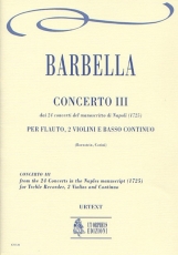 Concerto No.3 from the 24 Concertos in the Naples manuscript (1725) - hacer clic aqu�