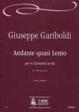 Andante quasi Lento for 4 Clarinets in B flat - hacer clic aquí Andante quasi Lento for 4 Clarinets in B flat - hacer clic aquí