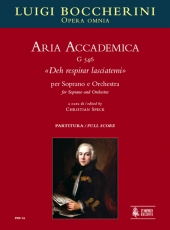 Aria Accademica G 546 Deh respirar lasciatemi for Soprano and Orchestra - hacer clic aqu