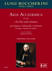 Aria Accademica G 557 �Se d'un amor tiranno� for Soprano, Violoncello and Orchestra - hacer clic aqu�