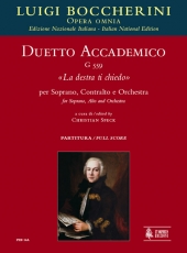 Duetto accademico G 559 La destra ti chiedo for Soprano, Alto and Orchestra - hacer clic aqu