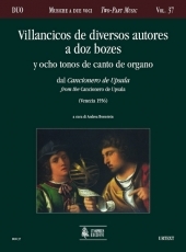 Villancicos de diversos autores a dos bozes y ocho tonos de canto de organo from the Cancionero de Upsala - hacer clic aquí Villancicos de diversos autores a dos bozes y ocho tonos de canto de organo from the Cancionero de Upsala - hacer clic aquí