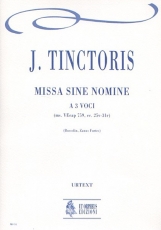 Missa sine nomine No. 1 for 3 Voices - hacer clic aqu