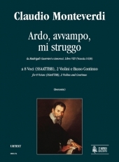 Ardo, avvampo, mi struggo for 8 Voices, 2 Violins and Continuo - hacer clic aqu�